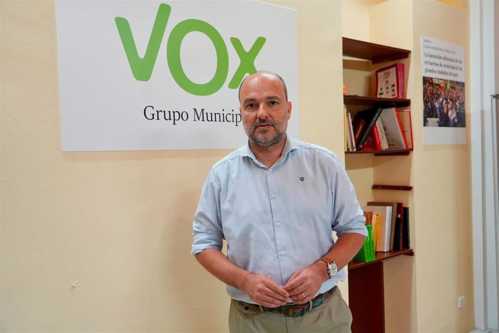 El portavoz municipal de Vox Sevilla, Gonzalo García de Polavieja, en una imagen de archivo.