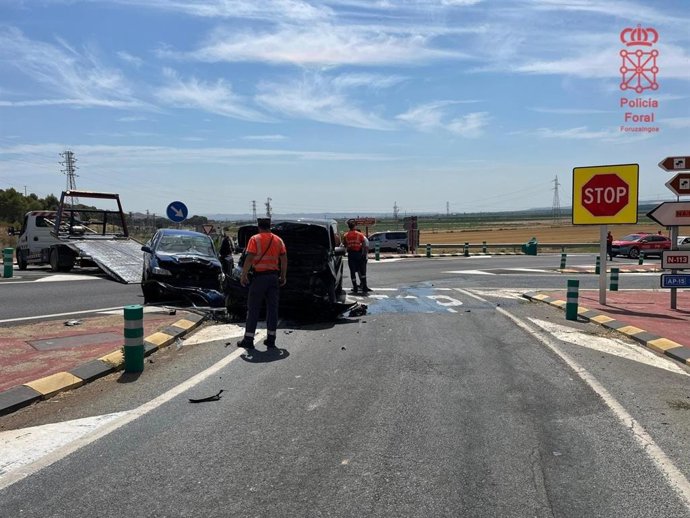 Imagen del accidente.