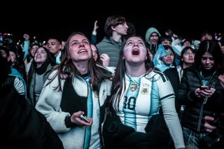 Aficionades d'Argentina a Buenos Aires (arxiu)