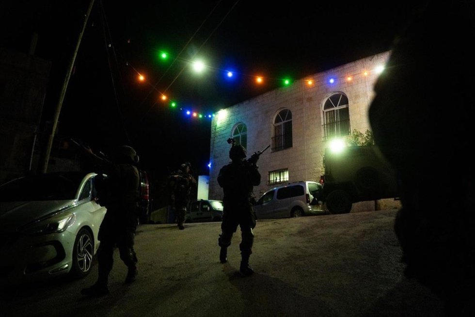 Militares israelíes en Cisjordania