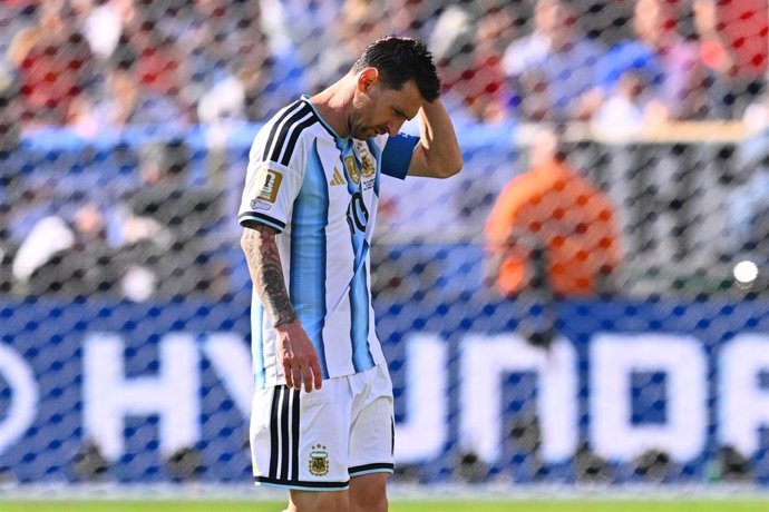 El argentino Leo Messi en la final del Mundial 2026 contra España
