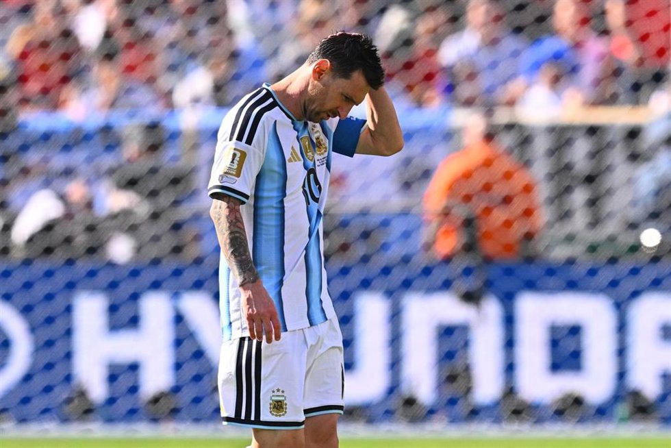 El argentino Leo Messi en la final del Mundial 2026 contra España