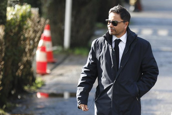 Temuco 19 de julio 2026. Se lleva a cabo el responso funebre del cabo primero, Marcos Cosme, en el Grupo de Formacion de Carabineros de Temuco Ricardo Ulloa/Aton Chile