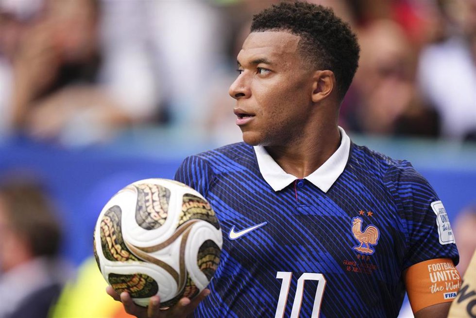 El capitán de la selección de Francia Kylian Mbappé, en el Mundial 2026.