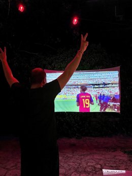 Dalmau celebrant el Mundial