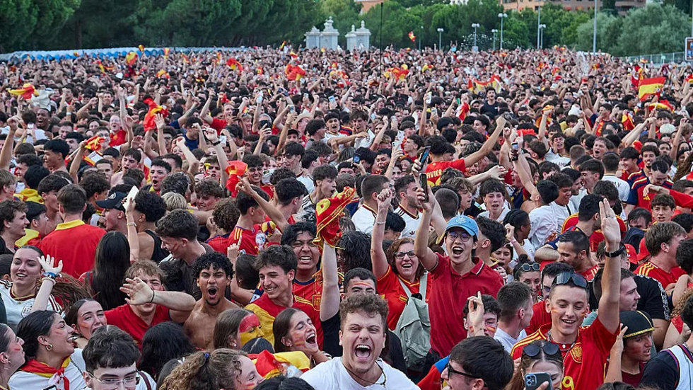 Celebración selección española
