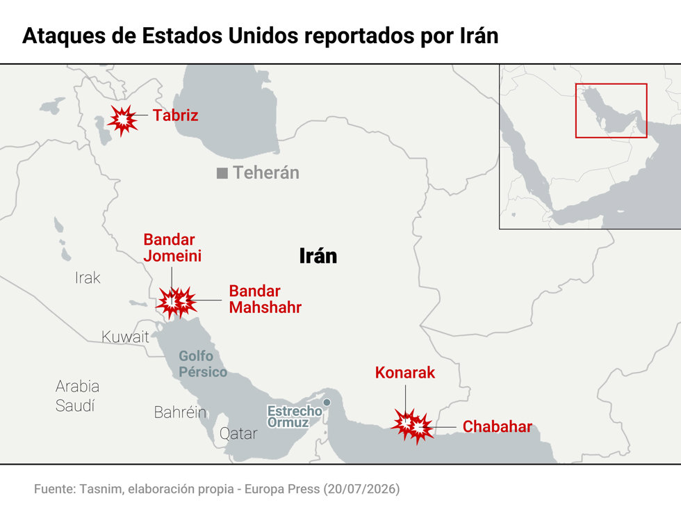 Ataques de EEUU sobre Irán