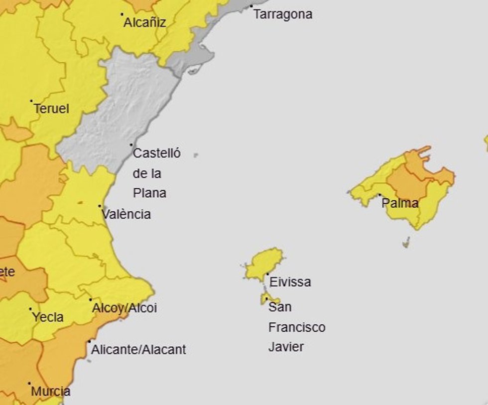 Avisos meteorológicos