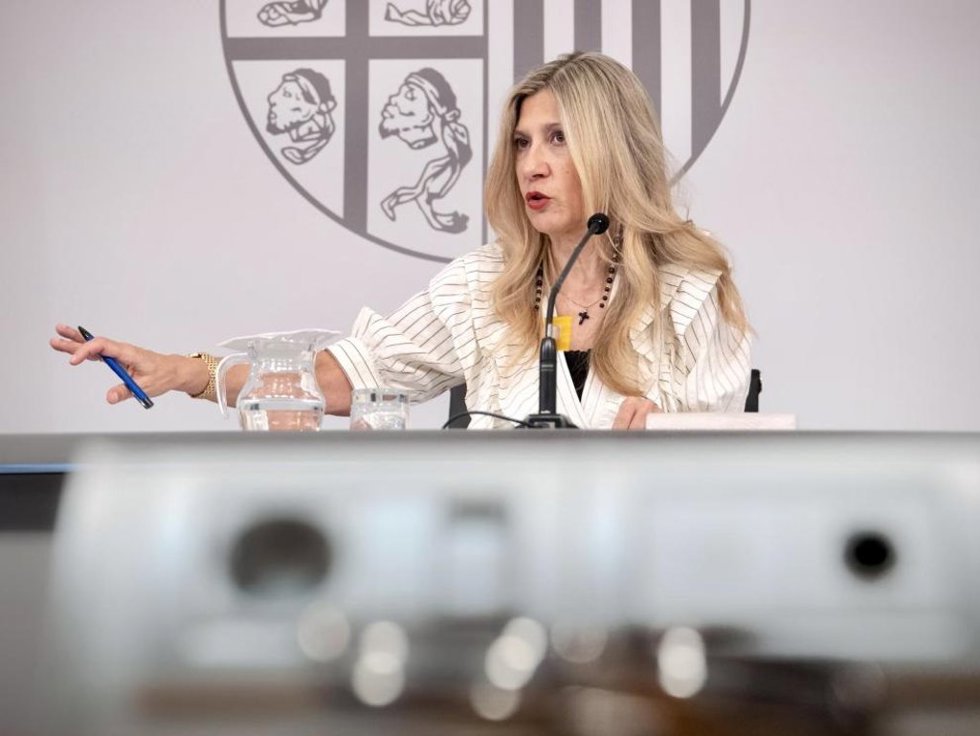 La vicepresidenta del Gobierno de Aragón, Mar Vaquero.