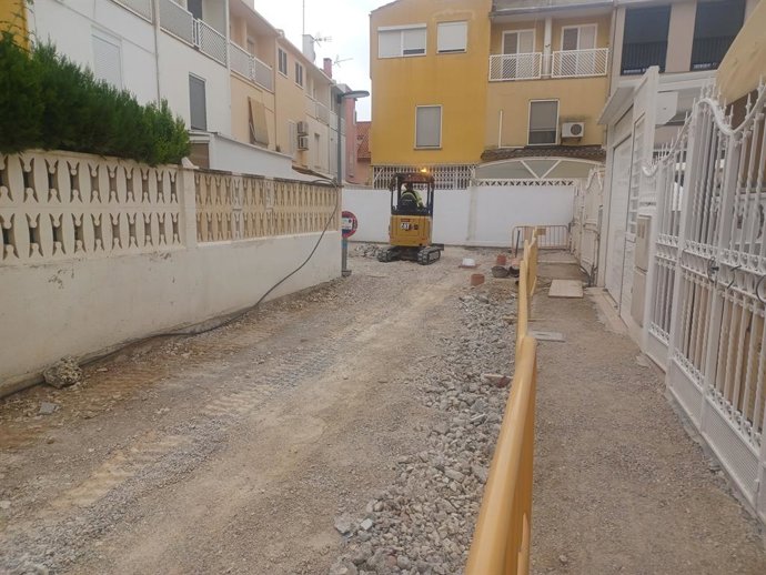 Obres de reconstrucció després de la dana a Alfafar 