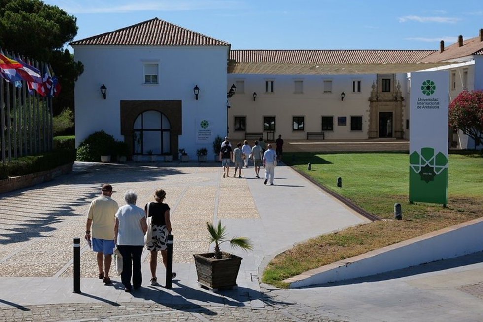 Inmediaciones de la sede Santa María La Rábida (Huelva)