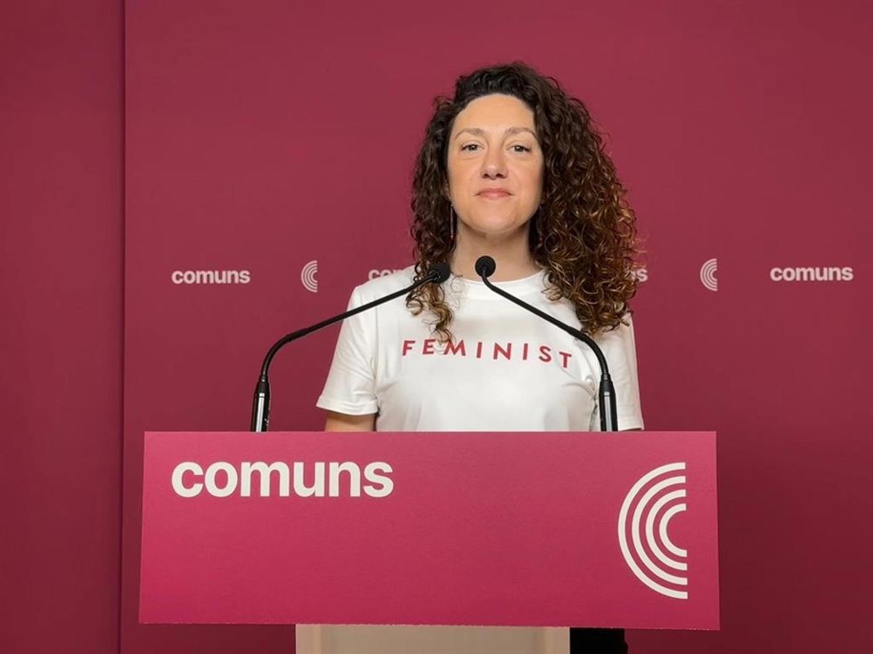 La coportavoz de los Comuns y portavoz adjunta de Sumar, Aina Vidal