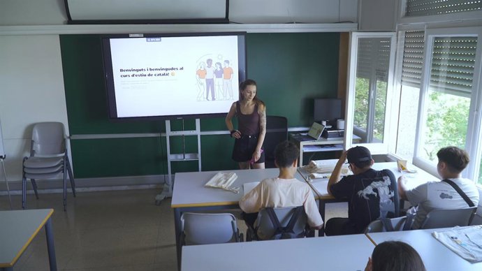 Classe del curs de català