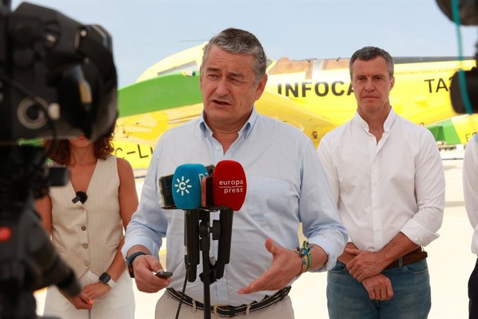 El vicepresidente primero y consejero de Presidencia, Sanidad y Emergencias, Antonio Sanz, este lunes