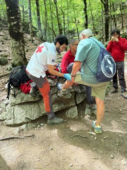 El voluntariado prestará servicio desde el puesto de primeros auxilios ubicado en la Pradera de Ordesa.
