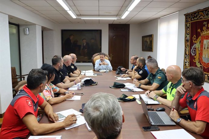 Junta de seguridad de Tudela.