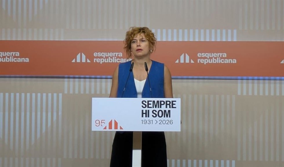 La secretaria general de ERC, Elisenda Alamany
