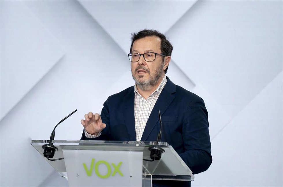 Archivo - El portavoz de Vox, José Antonio Fúster.