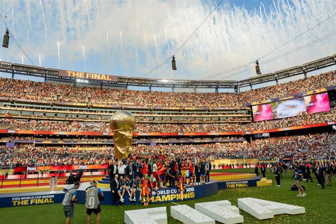 La selección española levanta la Copa del Mundo 2026 en Nueva Jersey (Estados Unidos).