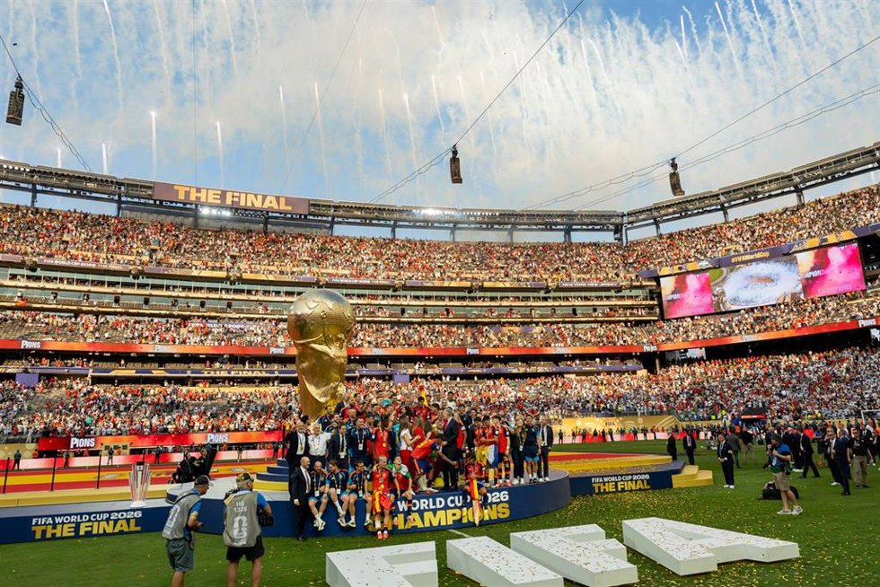 La selección española levanta la Copa del Mundo 2026 en Nueva Jersey (Estados Unidos).