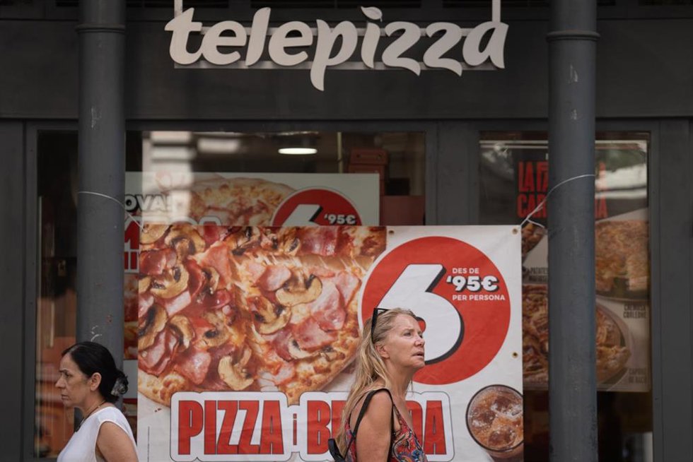 Archivo - Un restaurante de la franquicia Telepizza 