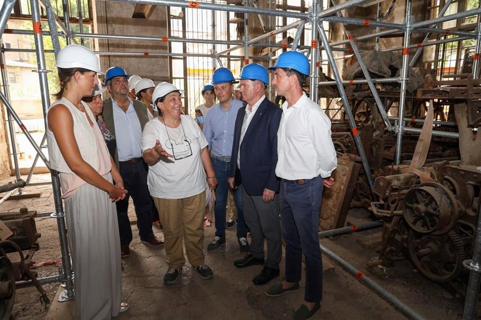 El Consell de Mallorca inicia el apuntalamiento de Sa Fàbrica Nova de Sóller para frenar su deterioro.