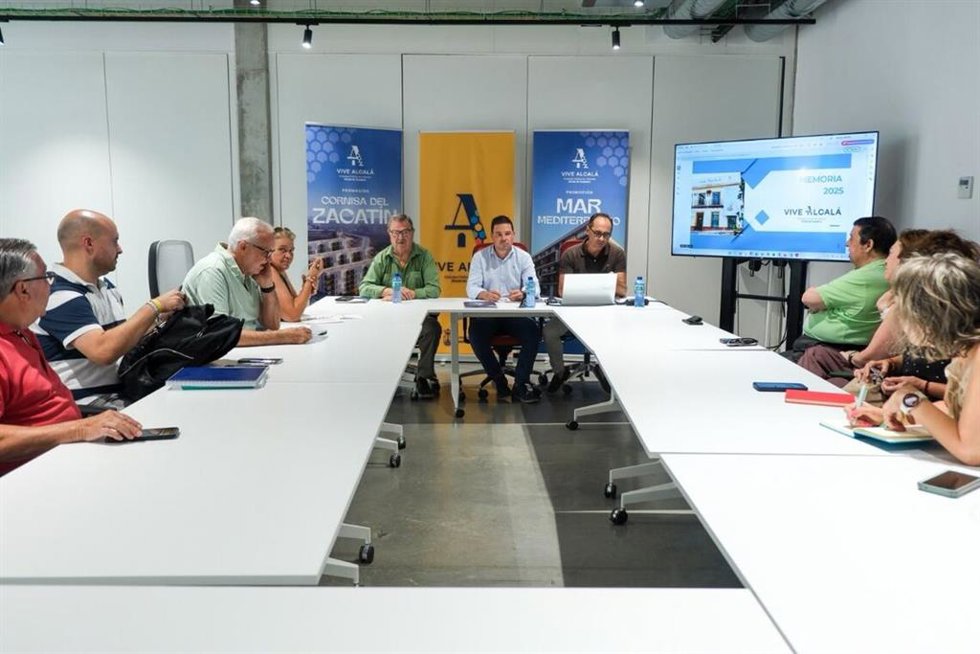 Reunión de Vive Alcalá con el Consejo Social y Económico de Alcalá de Guadaíra (Sevilla).