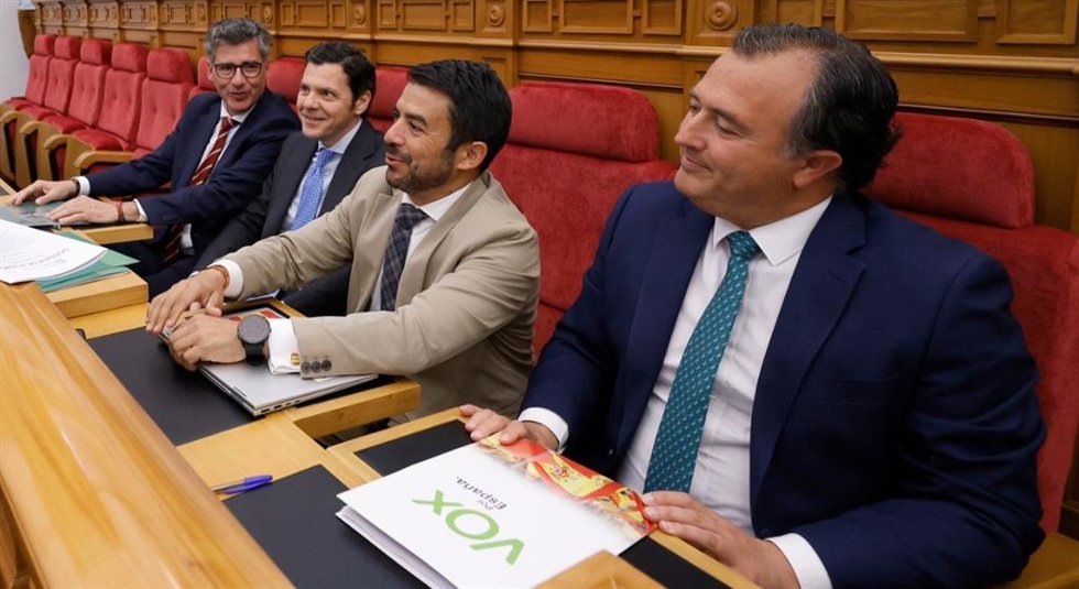 Parlamentarios de Vox.