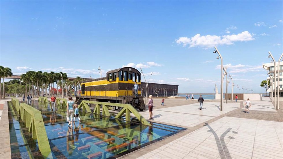 Proyecto puerto-ciudad de la parte final de la Rambla.
