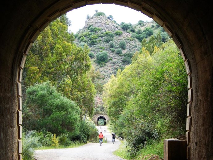 Archivo - Túneles de la Via Verde de la Sierra de Cádiz.