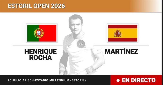 Henrique Rocha - Pedro Martinez: resumen y estadísticas del partido de Dieciseisavos de final de Estoril Open