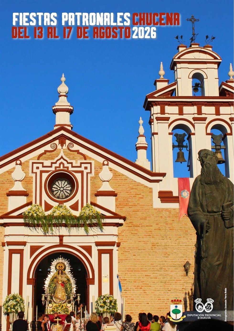 Cartel de las fiestas patronales de Chucena.