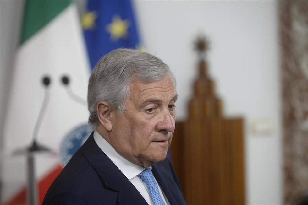 El ministro de Exteriores italiano, Antonio Tajani