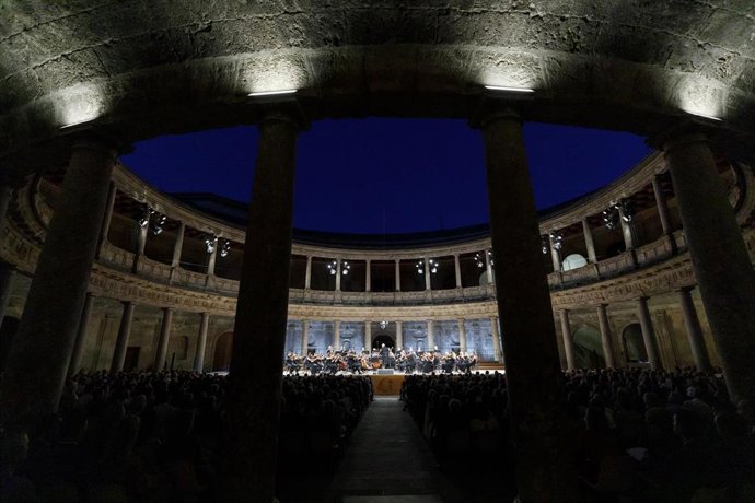 Archivo - Concierto inaugural de la 75 edición del Festival Internacional de Música y Danza de Granada el 12 de junio de 2026.