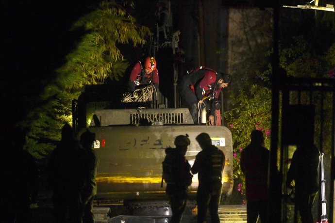 La Serena, 20 de julio de 2026. En la noche del dia de ayer un equipo de bomberos tras ir en ayuda y rescate de personas aisladas en el sector rural del Hinojal en La Serena, fueron arrastrados y atrapados por la corriente del Río Elqui cinco rescatistas