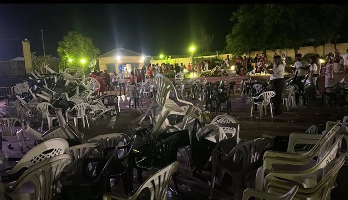 Actos vandálicos registrados en el Auditorio de Verano de Campo de Criptana tras la final del Mundial España-Argentina