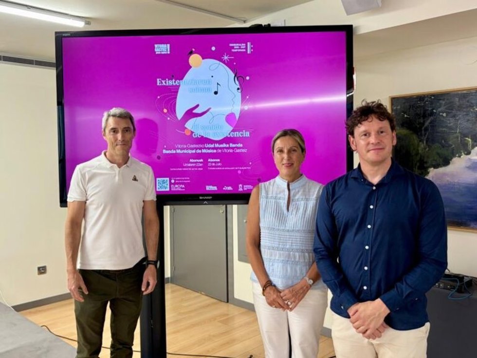 La Banda Municipal de Música de Vitoria-Gasteiz presenta su nueva temporada 'El sonido de la existencia'