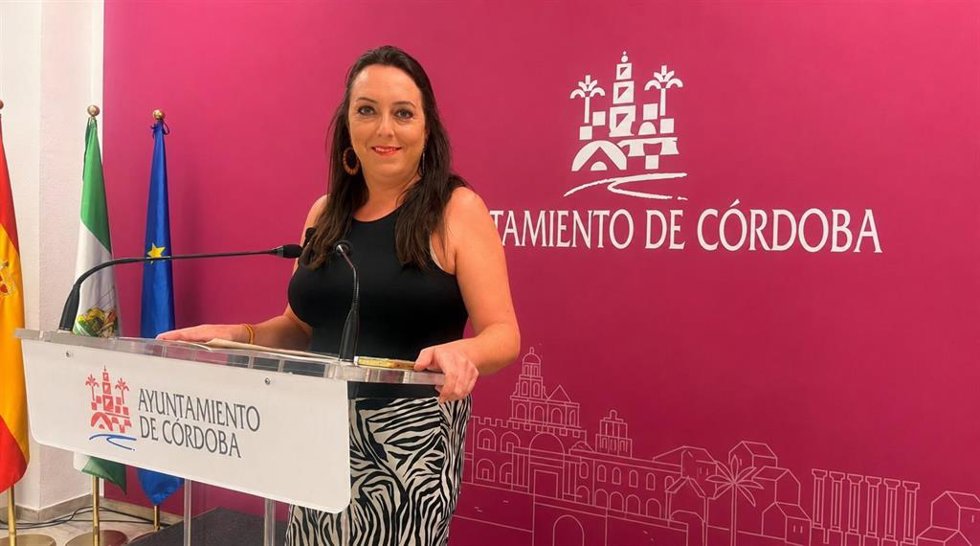 La portavoz de Vox en el Ayuntamiento de Córdoba, Marta León.