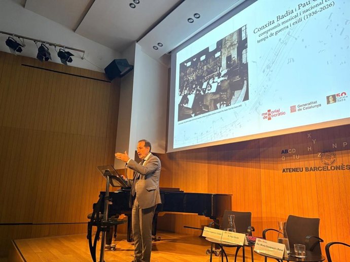 Espadaler durante su intervención