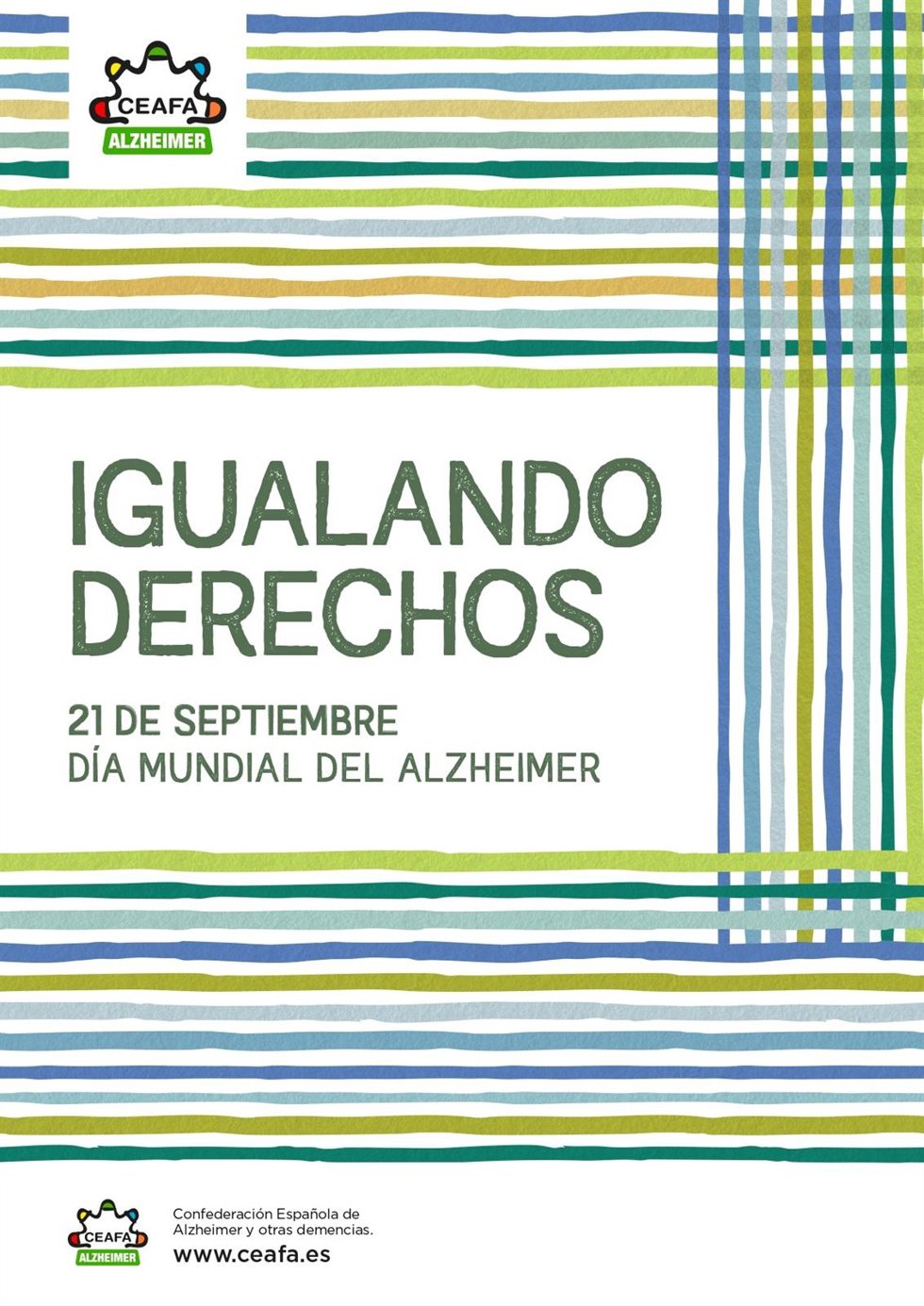 Archivo - Cartel de la campaña de CEAFA por el Día Mundial del Alzheimer