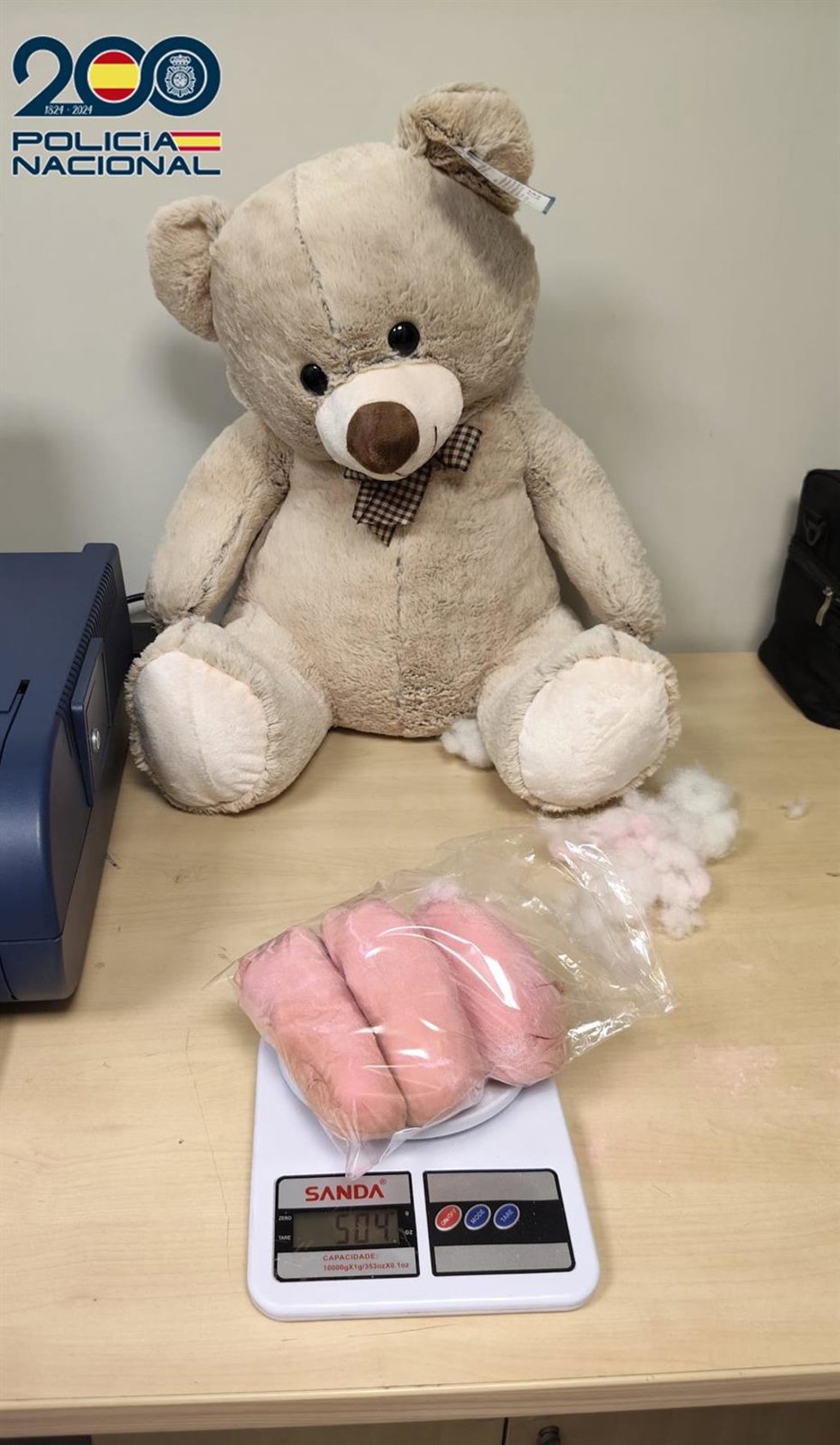 Cocaína rosa interceptada en un envío de paquetería en el Aeropuerto Tenerife Norte