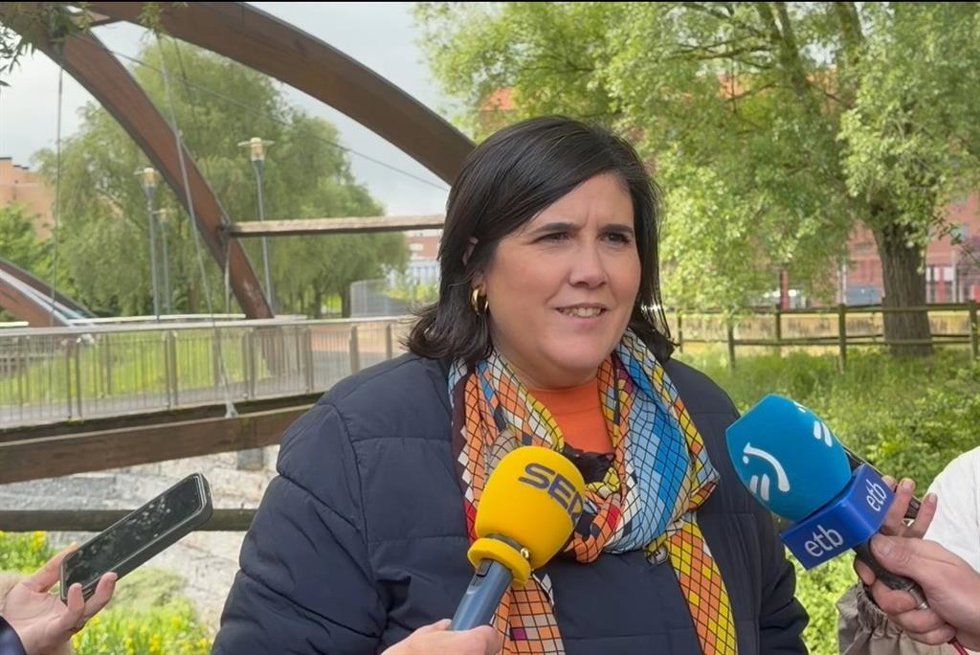 Archivo - La presidenta del Araba Buru Batzar (ABB) del PNV, Jone Berriozabal.