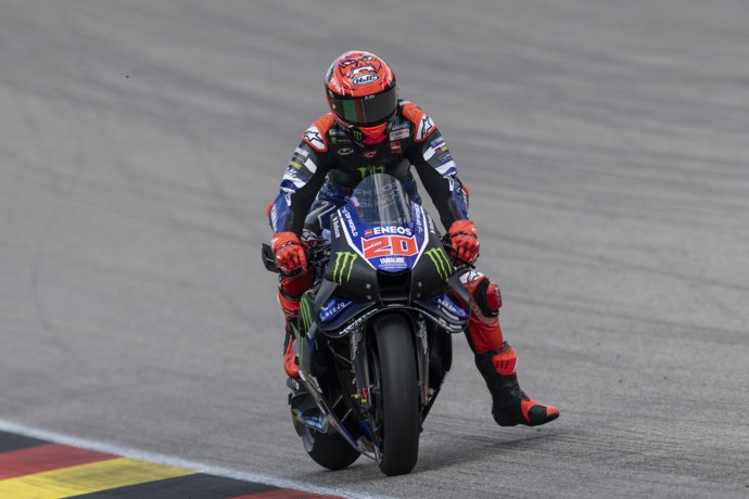 20 QUARTARARO Fabio (fra), Monster Energy Yamaha MotoGP Team, Yamaha YZR-M1, action during the 2026 MotoGP Motul Liqui Moly Grand Prix of Germany, Germany GP, on the Sachsenring circuit, from July 10 to 12, in Germany - Photo Studio Milagro / DPPI