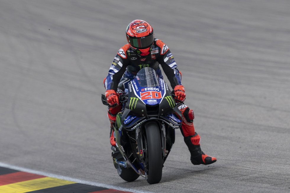 20 QUARTARARO Fabio (fra), Monster Energy Yamaha MotoGP Team, Yamaha YZR-M1, action during the 2026 MotoGP Motul Liqui Moly Grand Prix of Germany, Germany GP, on the Sachsenring circuit, from July 10 to 12, in Germany - Photo Studio Milagro / DPPI