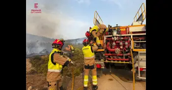 Estabilitzat l'incendi forestal declarat a Catí