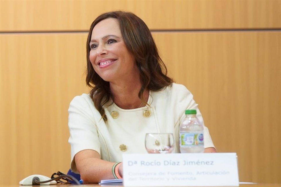 La consejera de Fomento, Articulación del Territorio y Vivienda en funciones, Rocío Díaz