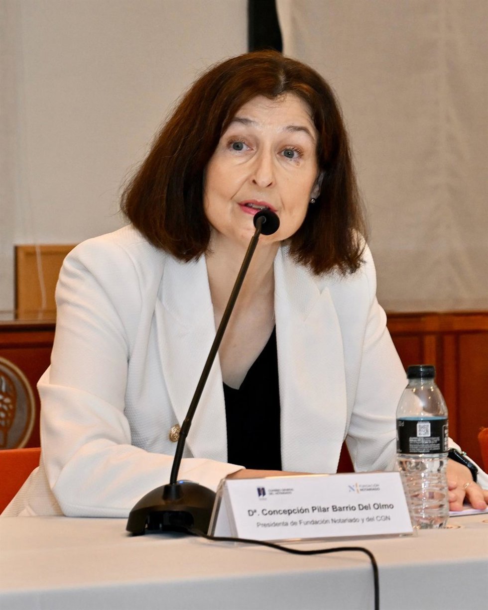 Concepción Pilar Barrio Del Olmo, presidenta del Consejo General del Notariado.