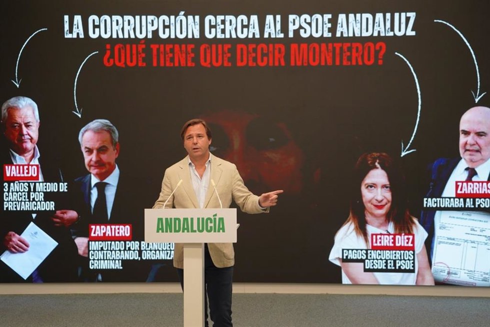 El secretario general del PP-A, Antonio Repullo, este martes