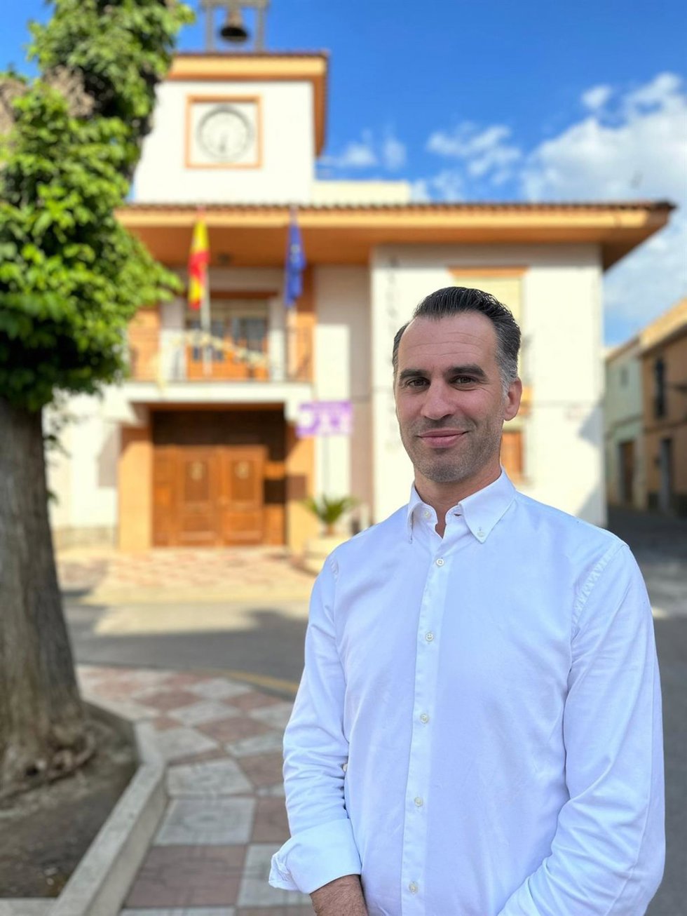 Archivo - Manuel López, portavoz del PSOE de Churriana de la Vega (Granada).