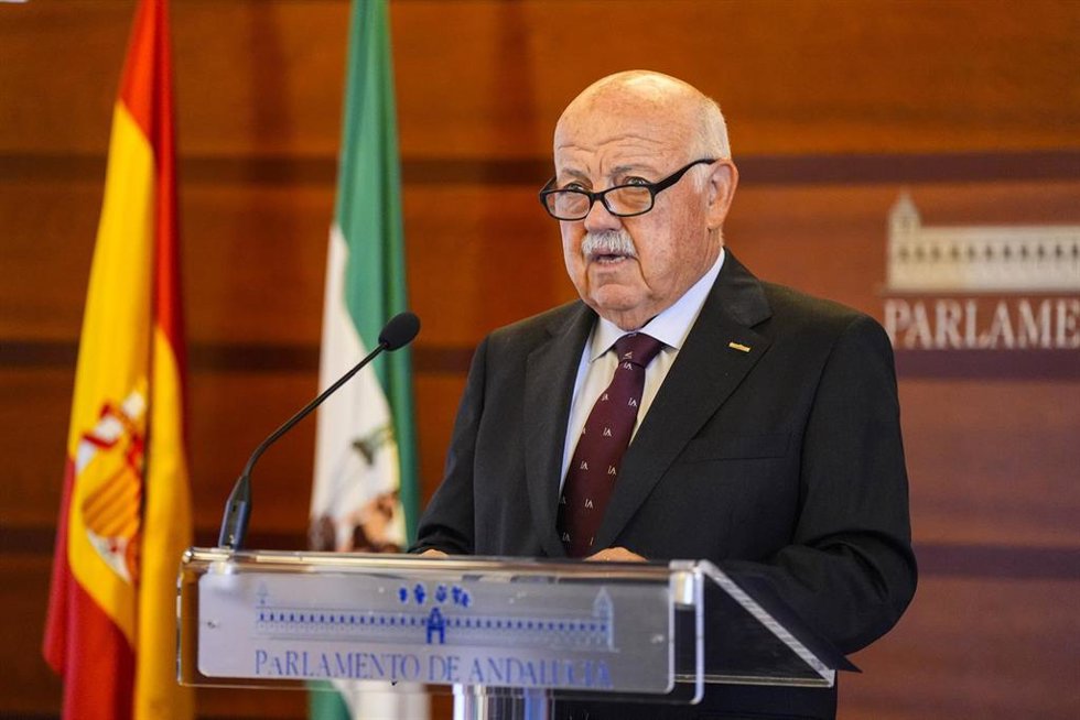 El presidente del Parlamento de Andalucía, Jesús Aguirre (Fotografía de Archivo)